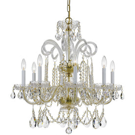 Traditional Crystal Eight-Light Chandelier