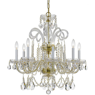Product Image: 5008-PB-CL-SAQ Lighting/Ceiling Lights/Chandeliers