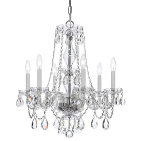 Traditional Crystal Six-Light Chandelier