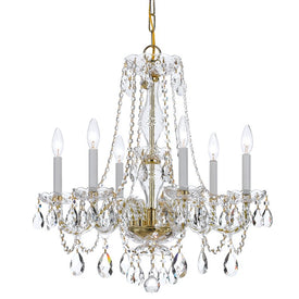 Traditional Crystal Six-Light Chandelier