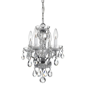 Traditional Crystal Four-Light Mini Chandelier