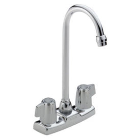 Classic Two Handle Centerset Bar/Prep Faucet with Blade Handles