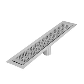 Delmar Series Kai Line Linear Drain 36" x 3-3/8" with Flange Edge