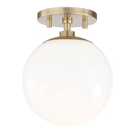 Stella Single-Light Semi-Flush Mount Ceiling Fixture