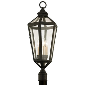 Calabasas Three-Light Outdoor Post Lantern