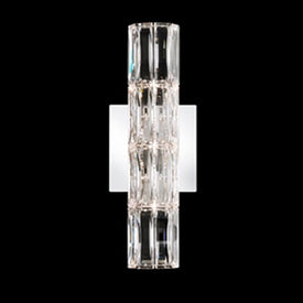 Verve Three-Light Wall Sconce with Clear Swarovski Crystals