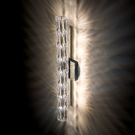 Verve Seven-Light Wall Sconce with Clear Swarovski Crystals