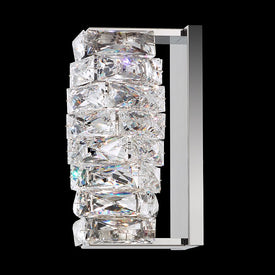 Glissando Two-Light LED Wall Sconce with Clear Swarovski Crystals