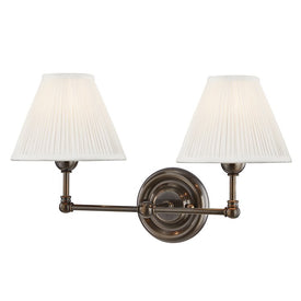 Classic No.1 Two-Light Wall Sconce by Mark D. Sikes