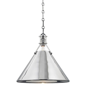 Metal No.2 Single-Light Large Pendant by Mark D. Sikes