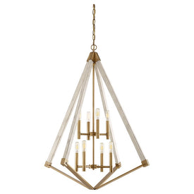 Viewpoint Eight-Light Two-Tier Foyer Chandelier