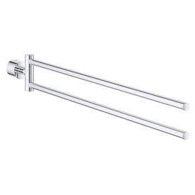 Atrio 18.5" Double Towel Bar with Pivoting Arms