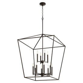 Gabriel Twelve-Light Two-Tier Foyer Pendant