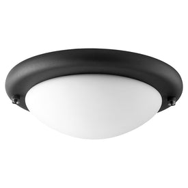 Signature Single-Light Rectangular Single-Light LED Dome Ceiling Fan Light Kit