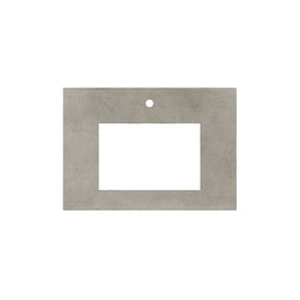 NativeStone 30" x 21.75" Single Vanity Top with Rectangular Sink Cutout for Single-Hole Faucet