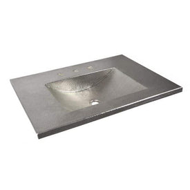 Cozumel 30" Single Vanity Top with Integral Sink for 8" Widespread Faucet