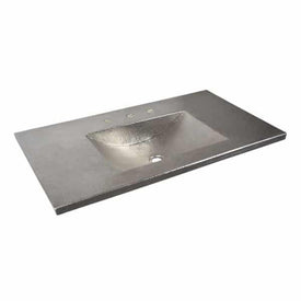 Cozumel 36" Single Vanity Top with Integral Sink for 8" Widespread Faucet