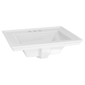 Town Square S Sink 24" x 19-1/16" Drop-In Bathroom Sink for Centerset Faucet