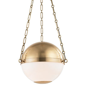 Sphere No.2 Two-Light Small Pendant by Mark D. Sikes