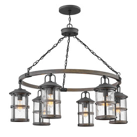 Lakehouse Six-Light Outdoor Chandelier