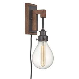 Denton Single-Light Plug-In Wall Sconce