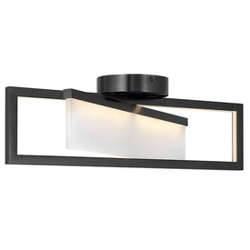 Folio Single-Light LED Flush Mount Ceiling Fixture