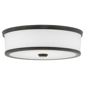 Bezel LED Single-Light 16" LED Flush Mount Ceiling Fixture