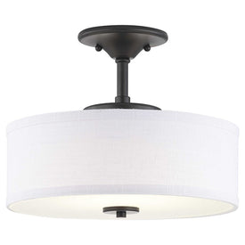 Inspire Single-Light LED Semi-Flush Mount Ceiling Fixture