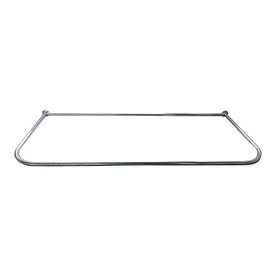Add-A-Shower Chrome Plated Brass 27 x 54 Inch D Ring