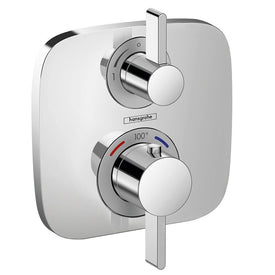 Ecostat E Two Handle Thermostatic Valve Trim with Volume Control and Diverter