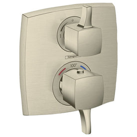 Metropol Classic Two Handle Thermostatic Valve Trim with Volume Control and Diverter