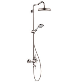 Montreux Exposed Shower Pipe with Shower Head/Handshower