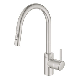 Concetto Single Handle Pull-Down Kitchen Faucet with Dual-Function Spray Head