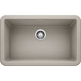 Ikon Silgranit 30" x 19" x 9-1/4" Single Bowl Apron Kitchen Sink