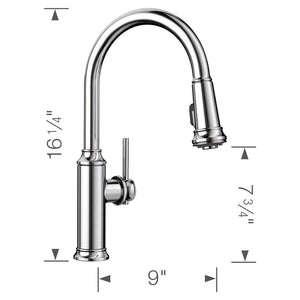 442501 Kitchen/Kitchen Faucets/Pull Down Spray Faucets