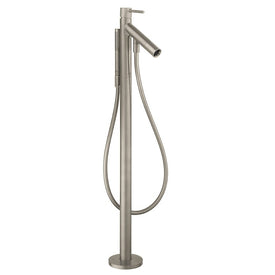 Tub Filler Trim Starck Freestanding with Wand 1 Lever Brushed Nickel 5.81 GPM