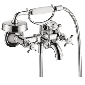 Montreux Two Handle Wall-Mount Tub Filler with Handshower