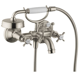 Montreux Two Handle Wall-Mount Tub Filler with Handshower