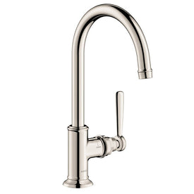 Lavatory Faucet Montreux 1 Lever ADA Polished Nickel 1.2 Gallons per Minute Rigid Less Drain 1 Hole 8-1/4 Inch