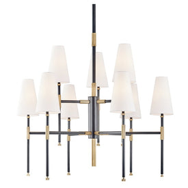 Bowery Nine-Light Two-Tier Chandelier by Mark D. Sikes