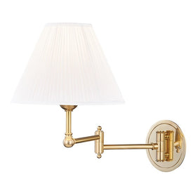 Signature No.1 Single-Light Adjustable Wall Sconce by Mark D. Sikes