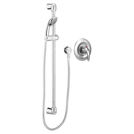 Commercial Handshower System with Three-Function Handshower and 36" Slide Bar - Polished Chrome