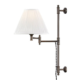 Classic No.1 Single-Light Adjustable Wall Sconce by Mark D. Sikes