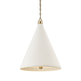 Plaster No.1 Single-Light Large Pendant by Mark D. Sikes