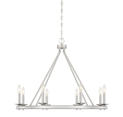 Product Image: 1-308-8-SN Lighting/Ceiling Lights/Chandeliers