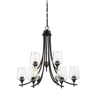 Product Image: 1-4033-9-BK Lighting/Ceiling Lights/Chandeliers