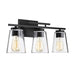 8-1020-3-BK Lighting/Wall Lights/Vanity & Bath Lights