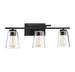 8-1020-3-BK Lighting/Wall Lights/Vanity & Bath Lights