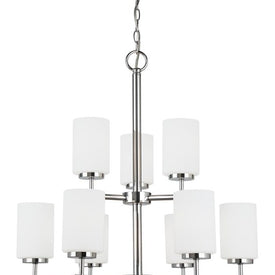 Oslo Nine-Light Two-Tier LED Chandelier