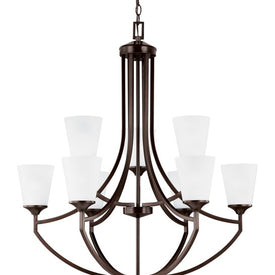 Hanford Nine-Light Two-Tier Chandelier